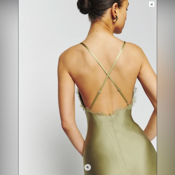 Reformation Maysen Silk Dress - Picture 2 of 3
